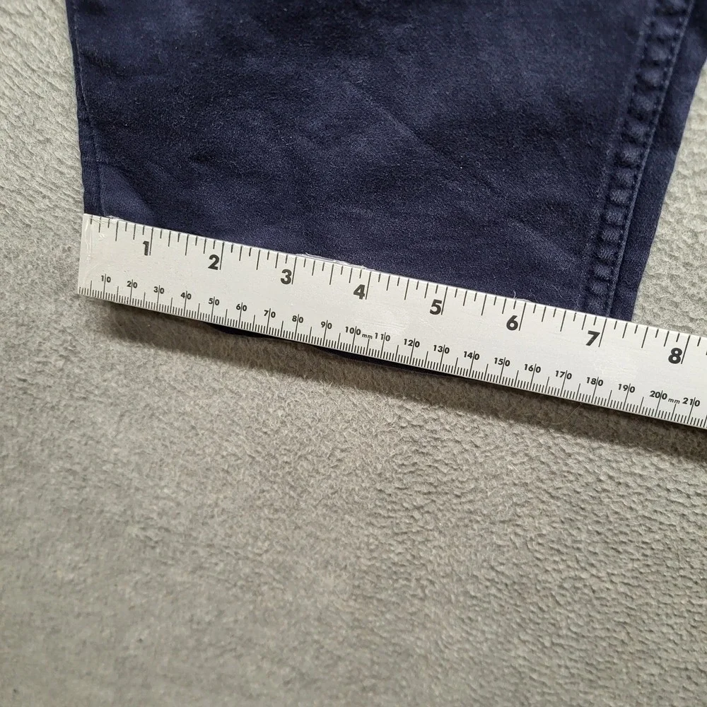 Banana Republic Men Pants 33X32 Navy Chino Twill The Traveler Slim 31